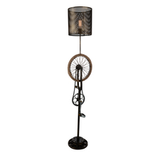 CWI Lighting 9733F15-1-212 - Bici 1 Light Floor Lamp With Antique Brass Finish