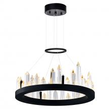 CWI Lighting 1043P16-101 - Juliette LED Chandelier With Black Finish