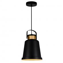 CWI Lighting 9845P10-101 - Elisa 1 Light Down Pendant With Black Finish