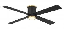 Minka-Aire F797L-CL/SBR - Falco Flush - 54" LED Flush Mount Ceiling Fan