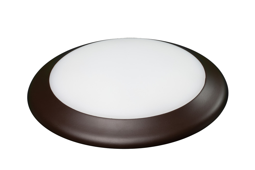 Quick Disc - 4" DARK BRONZE ROUND, 120V, 3000K, 9W, 650LM