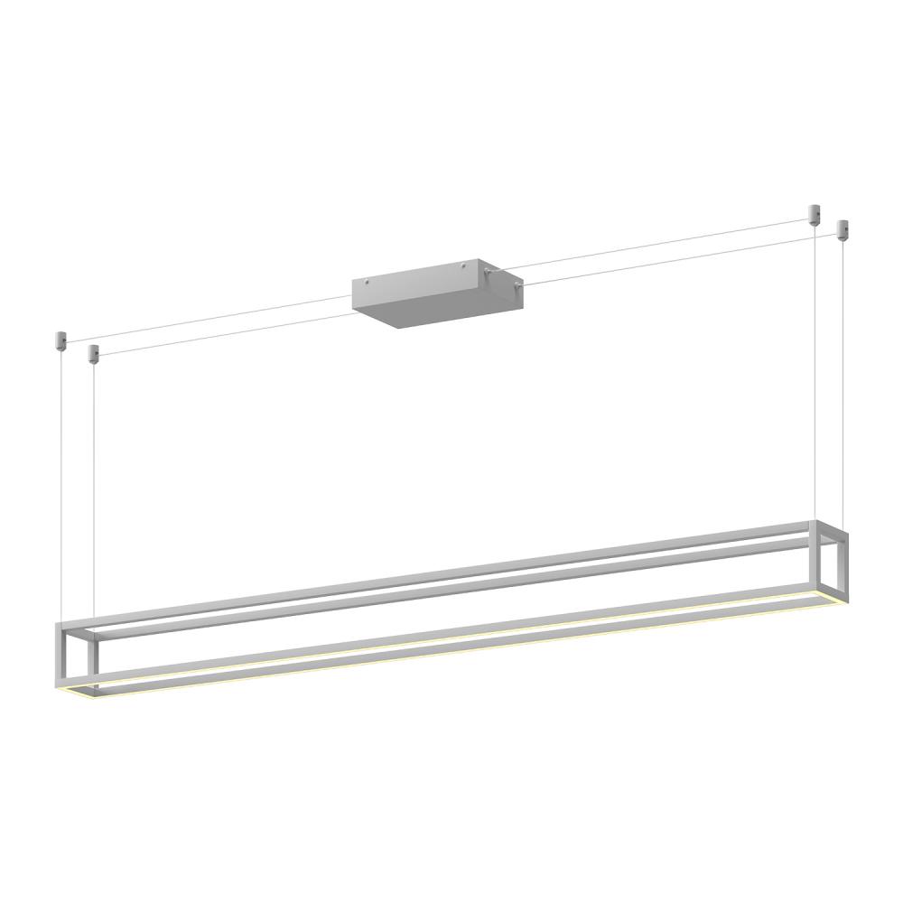 Plaza 60-in White LED Linear Pendant