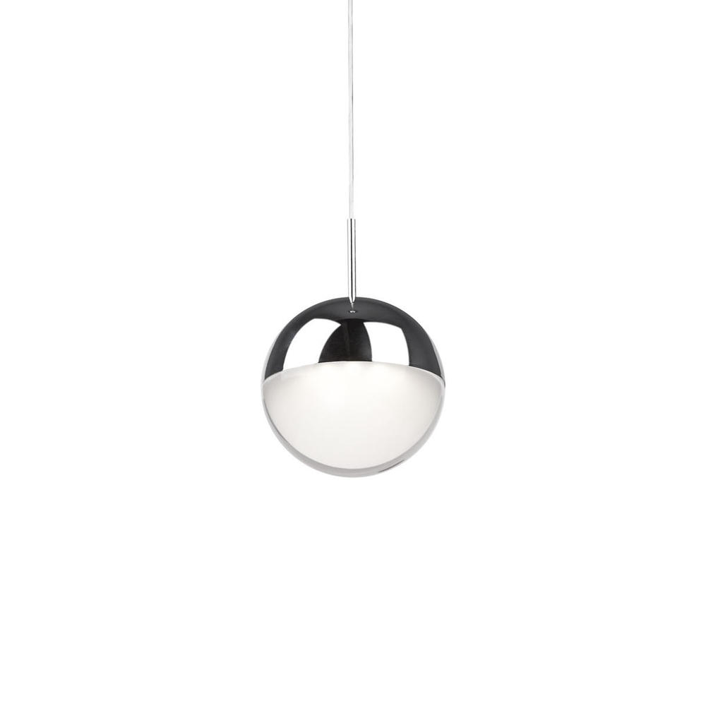 Pluto 4-in Chrome LED Pendant