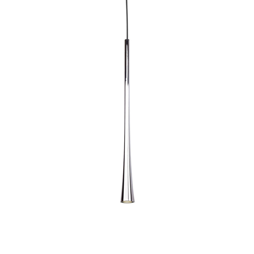 Taper 16-in Chrome LED Pendant