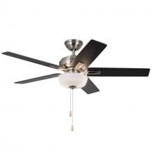 Kuzco Lighting Inc CF78752-BN-LKP - Erikson 52-in Brushed Nickel FAN + LED KIT with Bulb Ceiling Fan