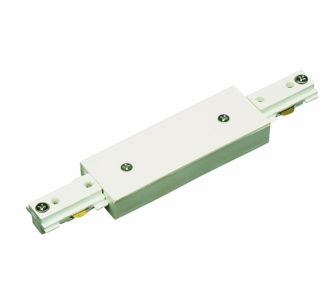 0.8" Height Straight Connector in White