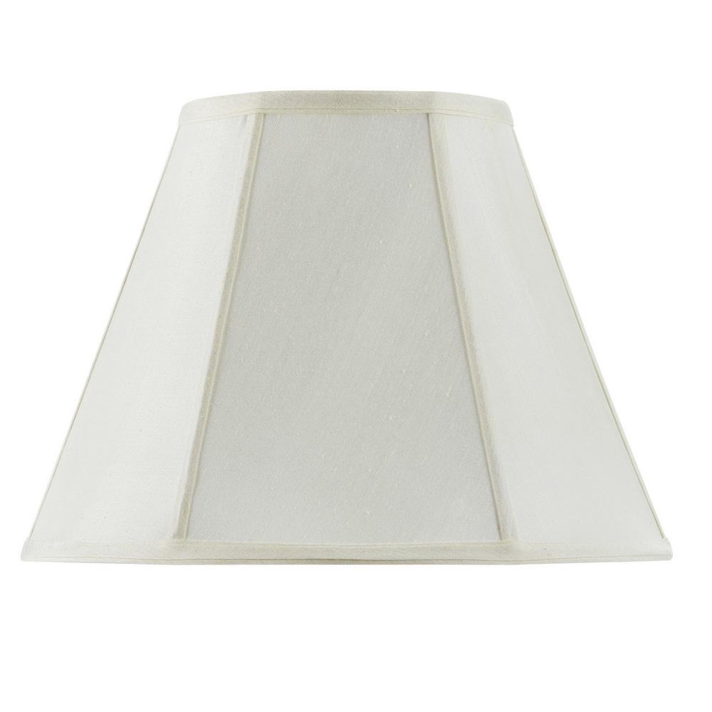 10" Tall Eggshell Fabric Shade