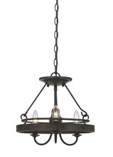 CAL Lighting FX-3518-3 - 60W X 3 Helena Metal 2 in 1 Pendant/Semi Flush Mount Fixture