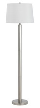 CAL Lighting LA-8020FL-1-BS - 60" Tall Metal Floor Lamp in Brushed Steel