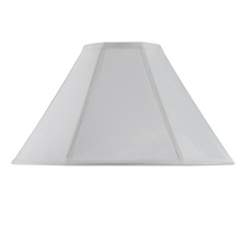 CAL Lighting SH-8101/21-WH - 13" Tall White Fabric Shade