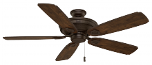 Casablanca Fan Company 59528 - Casablanca 60 inch Heritage Brushed Cocoa Indoor/Outdoor Ceiling Fan and Pull Chain