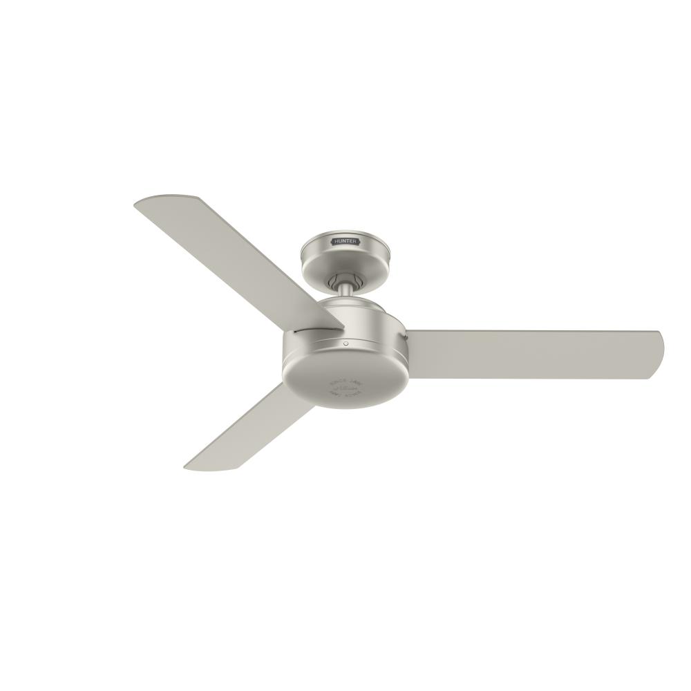 Hunter 44 inch Presto Matte Nickel Ceiling Fan and Wall Control