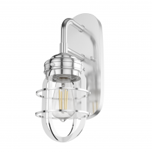 Hunter 19047 - Hunter Starklake Chrome 1 Light Sconce Wall Light Fixture