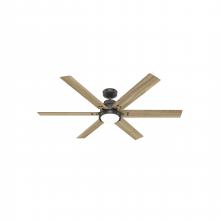 Hunter 51885 - Hunter 60 inch Gravity Wi-Fi ENERGY STAR® Noble Bronze Ceiling Fan with LED LT Kit & Handheld Remote