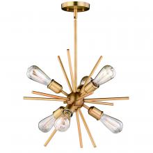 Vaxcel International P0238 - Estelle 19-in Pendant Natural Brass