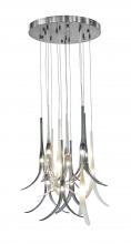 Minka Metropolitan N9494 - Featherly 13 Light Pan Pendant Brushed Nickel