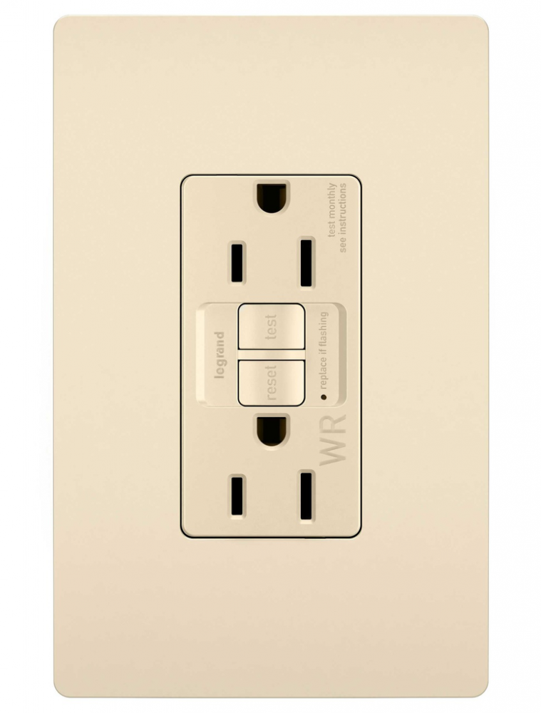 radiant? Tamper-Resistant Weather-Resistant 15A Duplex Self-Test GFCI Receptacles with SafeLock? (4 pack)