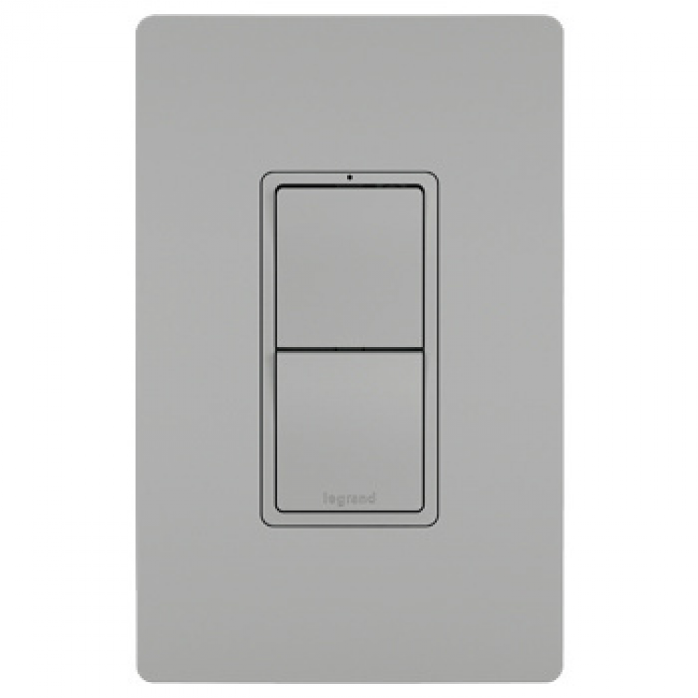 radiant® Two Single-Pole Switches, Gray