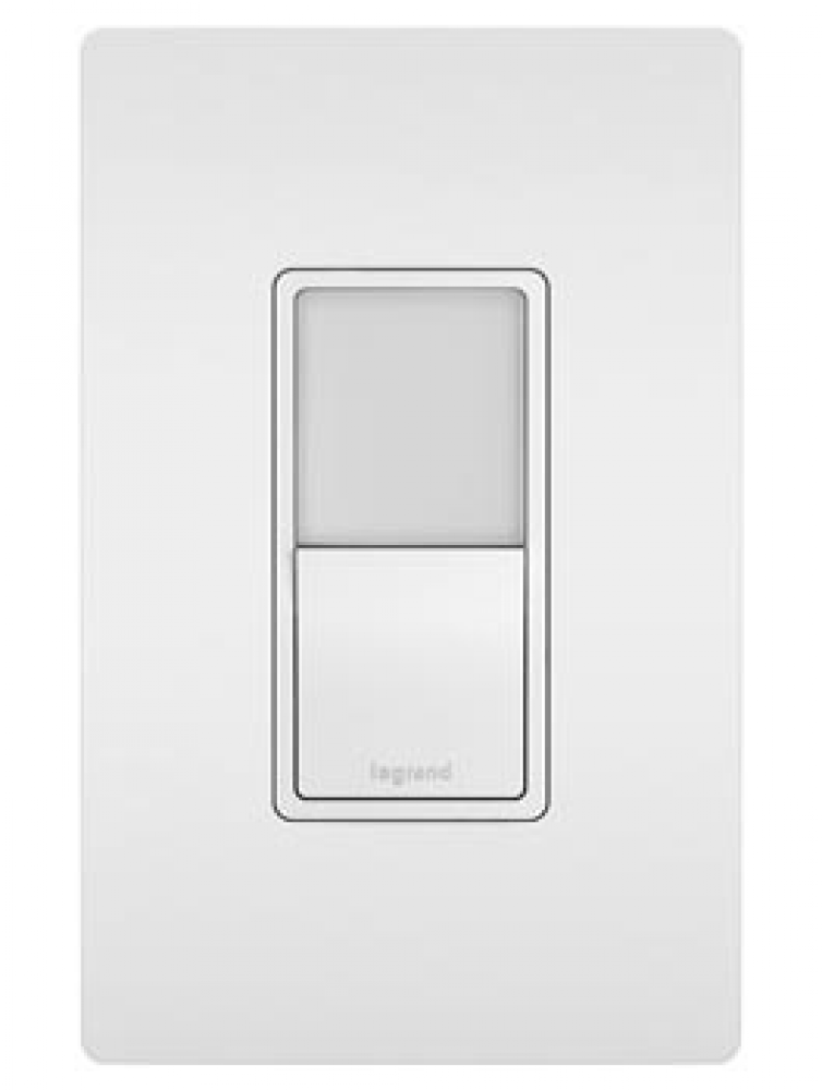 radiant® Single Pole/3-Way Switch with Night Light, White (6 pack)