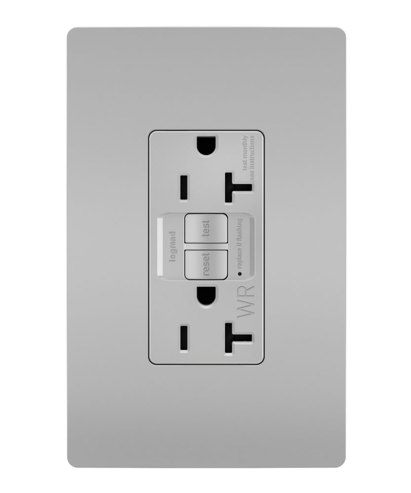 radiant? Tamper-Resistant Weather-Resistant 20A Duplex Self-Test GFCI Receptacles with SafeLock? (4 pack)