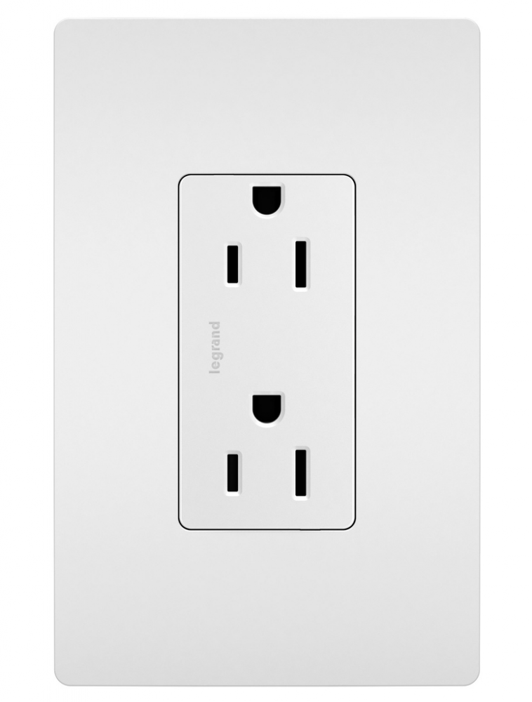 radiant? Tamper-Resistant Outlet, White (12 pack)