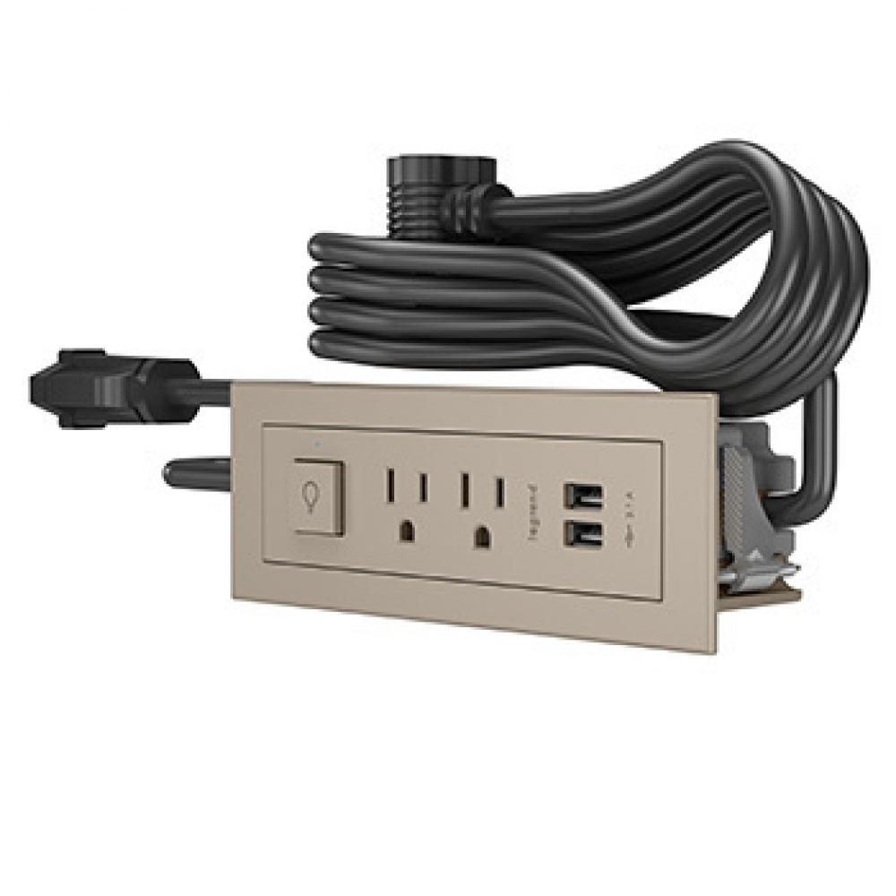 Furniture Power Switching Power Unit- Nickel