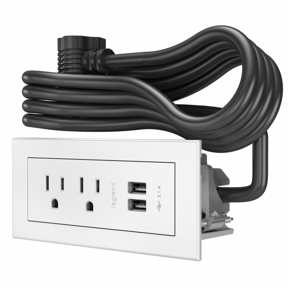 Furniture Power Basic Power Unit- White