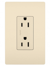 Legrand Radiant 885TRLA - radiant® Tamper-Resistant Outlet, Light Almond (10 pack)