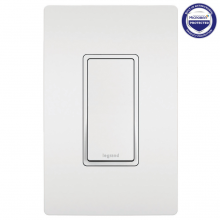 Legrand Radiant TM873WAMCC4 - radiant® 15A 3-Way Switch, White, with Microban®