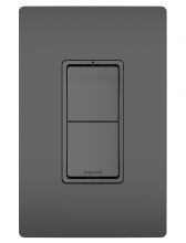 Legrand Radiant RCD11BK - radiant® Two Single-Pole Switches, Black