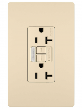 Legrand Radiant 2097NTLTRI - radiant® Tamper-Resistant 20A Duplex Self-Test GFCI Receptacles with SafeLock® Protection and Night 