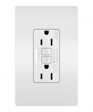 Legrand Radiant 1597TRWRNAW - radiant? Tamper-Resistant Weather-Resistant 15A Duplex Self-Test GFCI Receptacles with SafeLock?