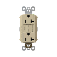 Legrand Radiant 2097TRCDI - radiant? Tamper-Resistant and Dual Controlled 20A Duplex Self-Test GFCI Receptacles with SafeLock?