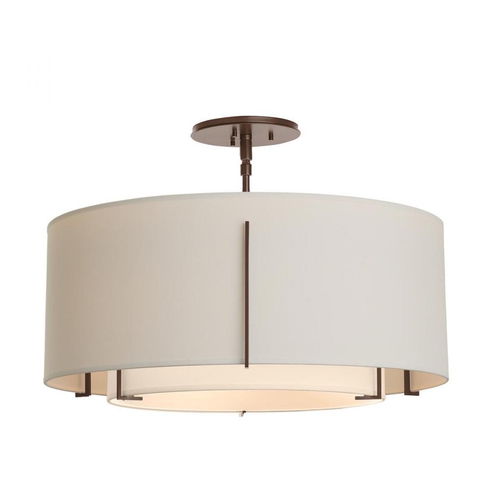 Exos Double Shade Semi-Flush