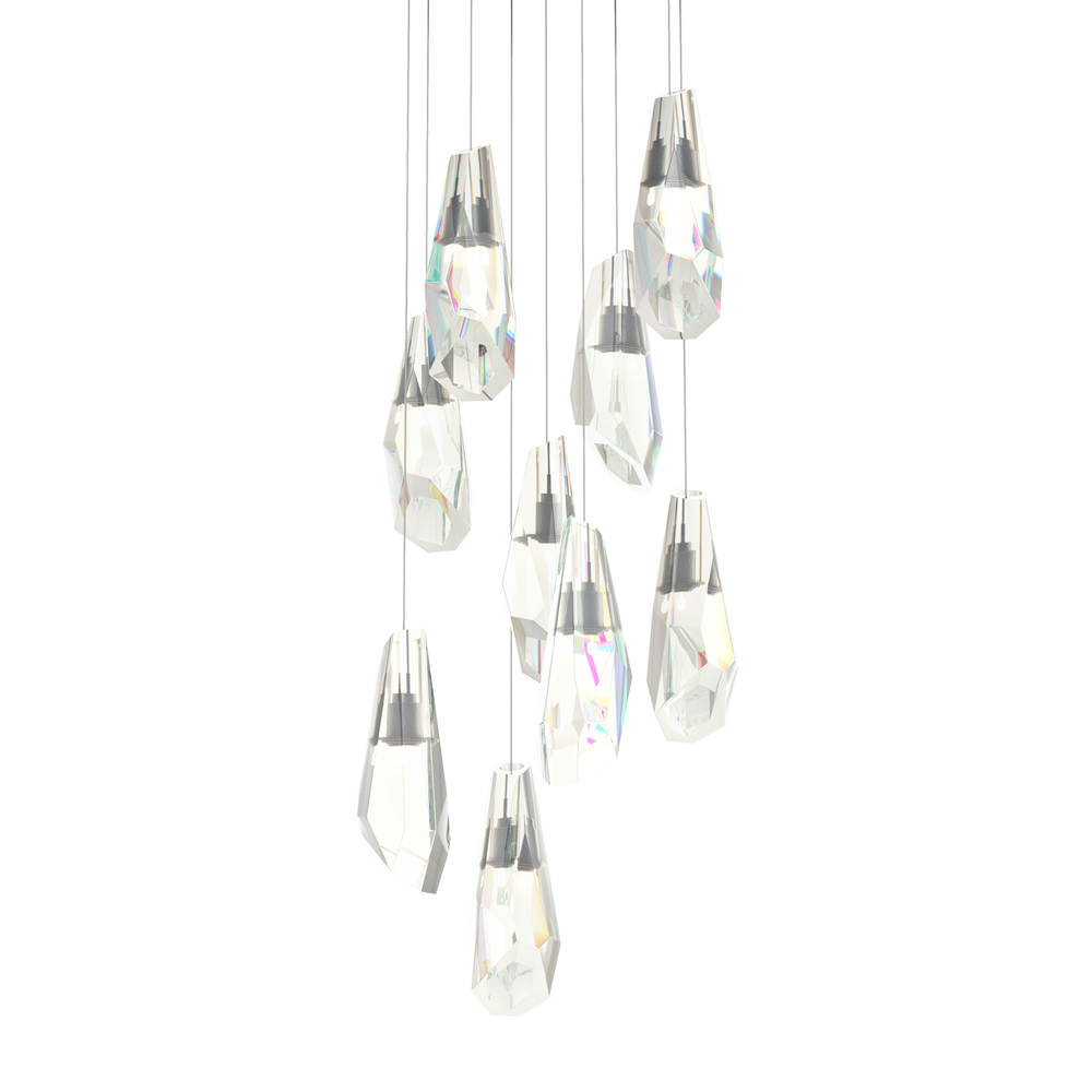 Luma 9-Light Large Crystal Pendant