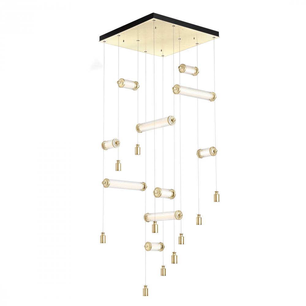 Libra 10-Light Square LED Pendant