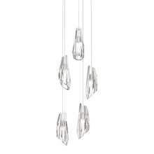 Hubbardton Forge 131121-SKT-LONG-85-CR - Luma 5-Light Pendant