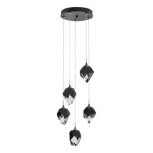 Hubbardton Forge 131137-SKT-LONG-89-BP0754 - Chrysalis 5-Light Small Crystal Pendant