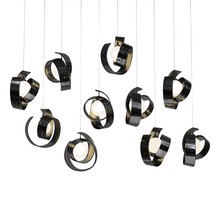 Hubbardton Forge 131208-SKT-LONG-89-GG0711 - Riza 10-Light Pendant