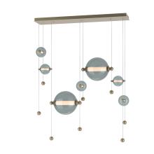 Hubbardton Forge 139054-LED-STND-84-YL0694 - Abacus 7-Light Double Linear LED Pendant