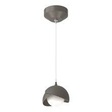 Hubbardton Forge 161183-SKT-STND-07-07-GG0711 - Brooklyn Double Shade Low Voltage Mini Pendant