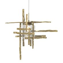 Hubbardton Forge 161184-SKT-STND-86-II0728 - Tura Seeded Glass Low Voltage Mini Pendant