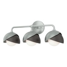 Hubbardton Forge 201375-SKT-82-14-GG0711 - Brooklyn 3-Light Double Shade Bath Sconce