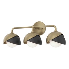  201375-SKT-84-10-GG0711 - Brooklyn 3-Light Double Shade Bath Sconce