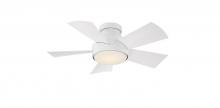 Modern Forms US - Fans Only FH-W1802-38L-MW - Vox Flush Mount Ceiling Fan