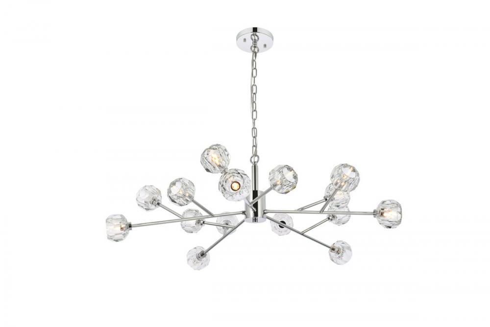 Graham 15 Light Pendant in Chrome