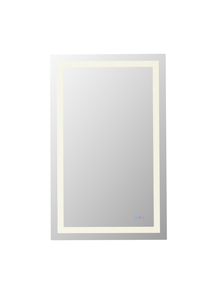 Riven 48x30 LED Mirror, Adjustable Color 3000K/4200K/6400K