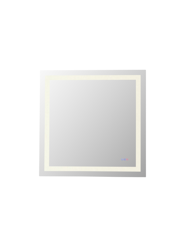 Riven 36x36 LED Mirror, Adjustable Color 3000K/4200K/6400K