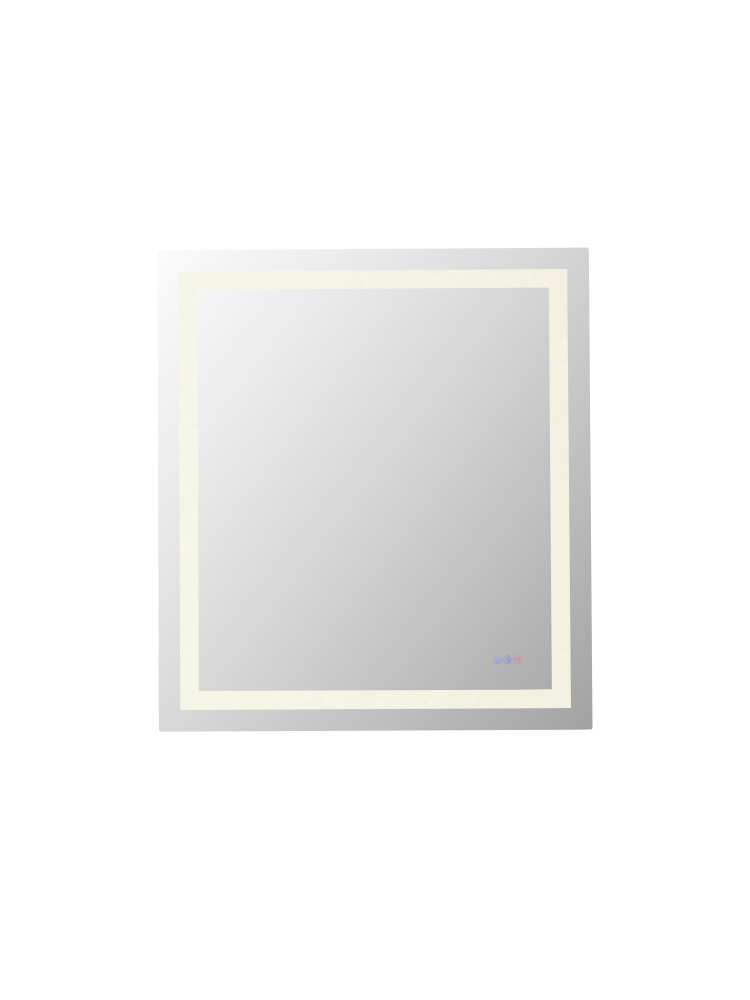 Riven 40x36 LED Mirror, Adjustable Color 3000K/4200K/6400K