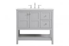  VF16436GR - 36 Inch Single Bathroom Vanity in Gray